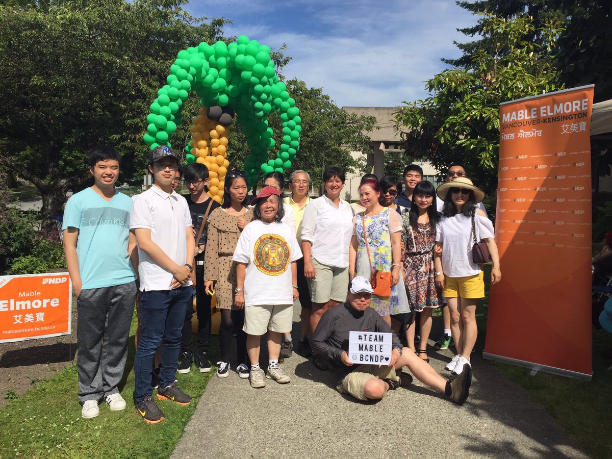 DavidJBerson's tweet photo. Thank you to our amazing volunteers #teammable @mableelmore @InfanteJames @bcndp @BCNDPCaucus https://t.co/gJ4dWVG8Ce