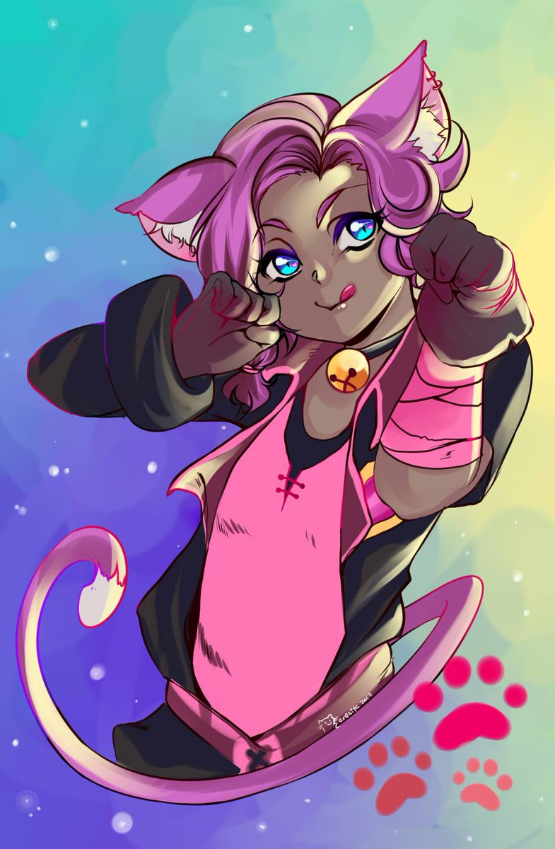 PaladinsGameLA's tweet photo. [Mención Especial]
Mayla Bernal de Venezuela, 29 años, nos compartió este hermoso FanArt para @GaleriaLevelUp y su tema: Mascotas. ¡Gracias! https://t.co/QuMeUlQqHX