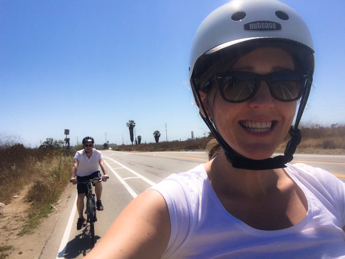 emtayLA's tweet photo. Thank you @mikebonin for the bike lane! We safely went from @PlayaVistaCA to the beach and back #SundayFunday https://t.co/VhX7zS8ryv