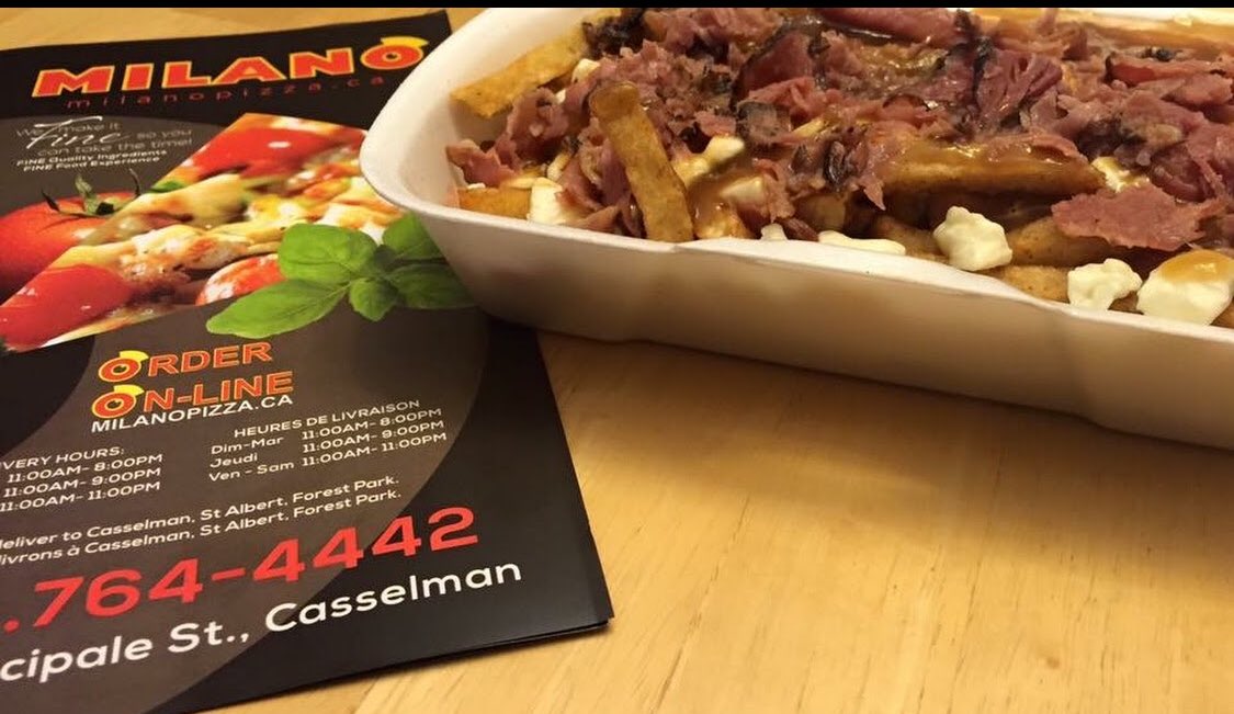 milanopizza1's tweet photo. We've been making #Poutine, B4 #Poutinerie was a Thing!
#pompompoutine #popcurdspoutine #smokedmeatpoutine
#VeggiePoutine
#Poutinefest 😍😋😍 https://t.co/RzVOlFfohK