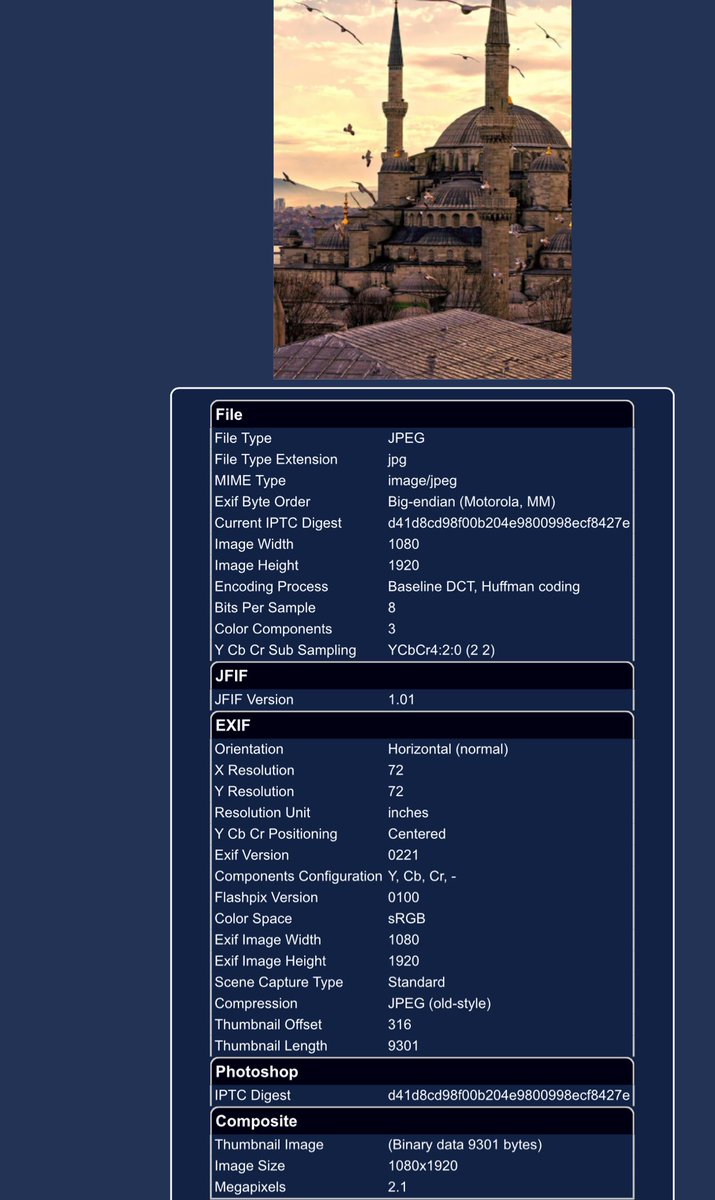 sulei_a's tweet image. موقع يستخرج البيانات الوصفية للصور ( metadata ) ويكشف لك الصور المعدلة بالفوتوشوب.
fotoforensics.com
#تقنية #صور