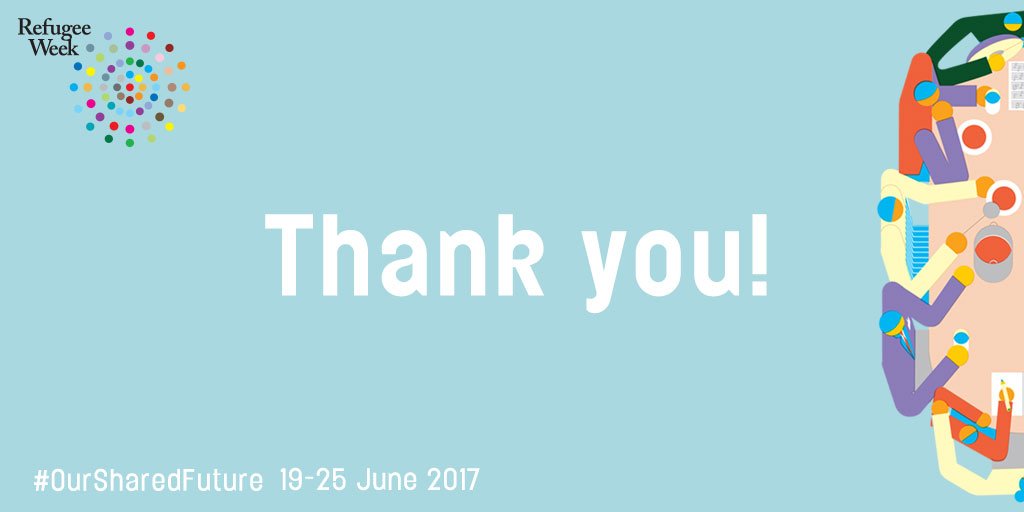 Wow. This week you stood with refugees & showed world the amazing things that can happen when we get together. THANK YOU. #OurSharedFuture