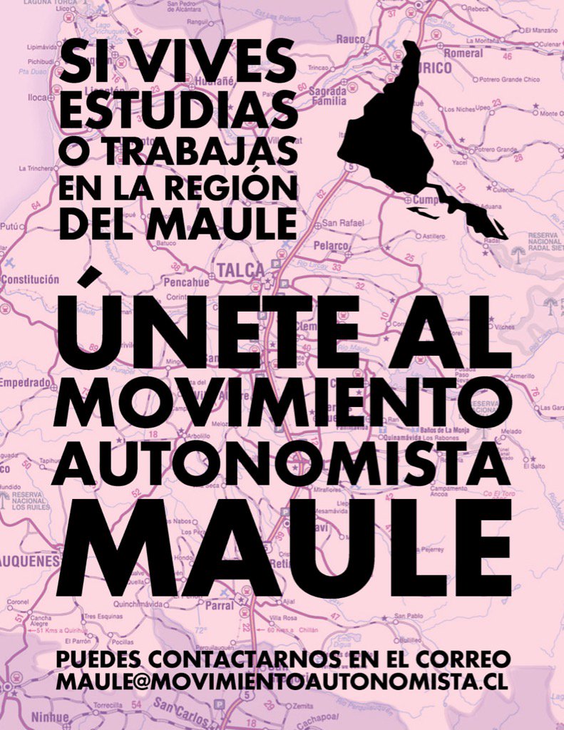 MARegMaule's tweet photo. Todos invitados a unirse al Movimiento autonomista de la Región del Maule ✌🏽 https://t.co/A4CuerrqZ4