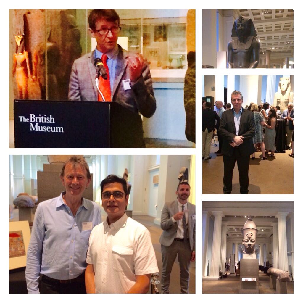On #Indus @mcrnick on inauguration of @McrMuseum SouthAsiaGallery & @britishmuseum #MMCourtyard support by @britishasiantst ProfMichael Wood