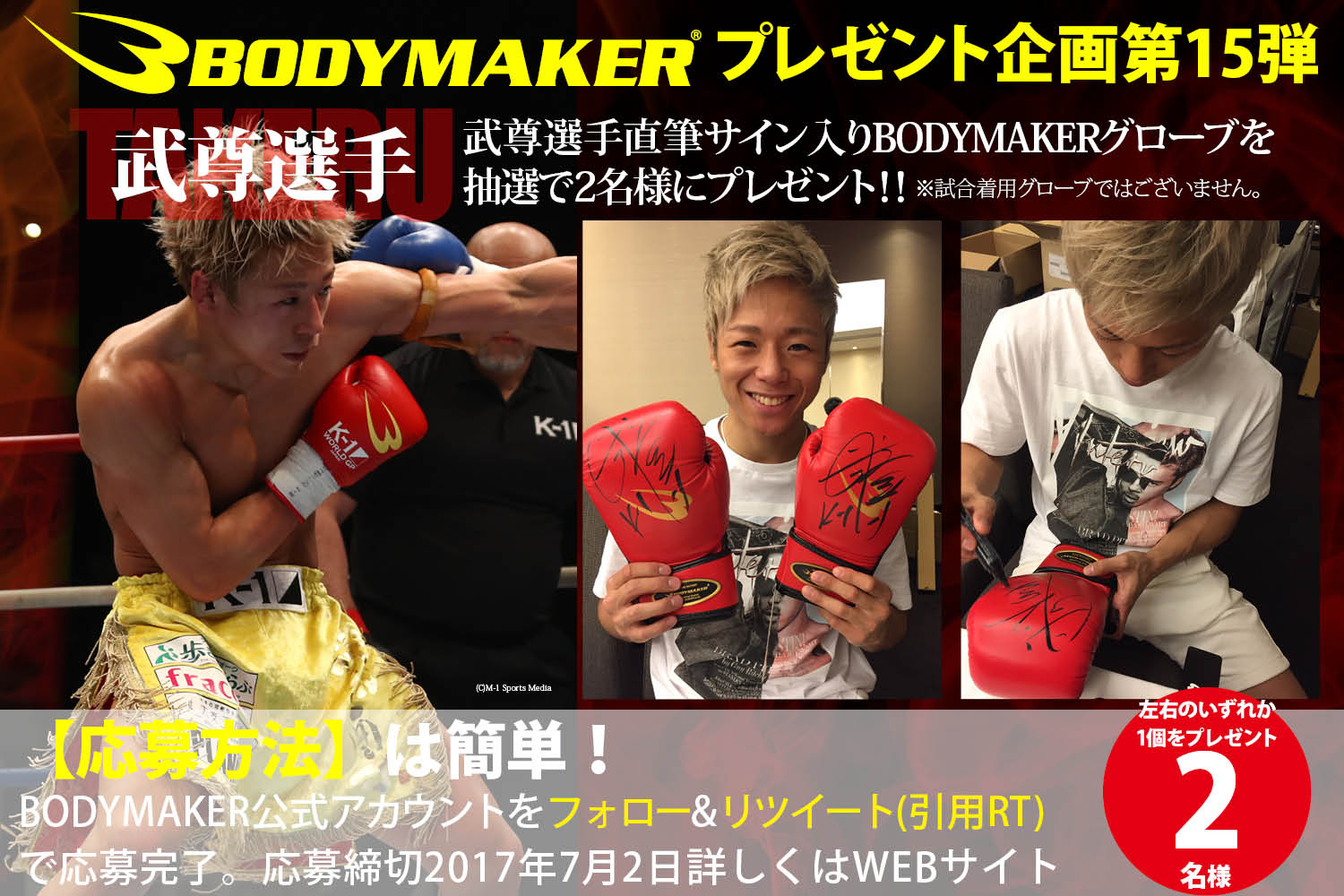 格安新品 ⭐︎K1武尊三階級制覇記念パネル直筆サイン入り⭐︎ econet.bi