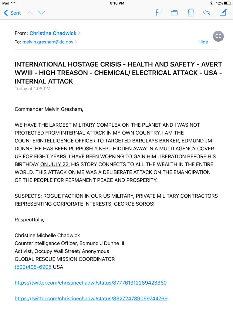 ChristineChadwi's tweet photo. @CrazyGabey @CamilleHurn @MONETARY_MAYHEM @michaeltg @DJMaginity @HelloKarim @Abhijit_raorane @llotus6 @_Refused #HostageCrisis #CyberWarfare #RemoteAttack https://t.co/vWvTeE3v0T