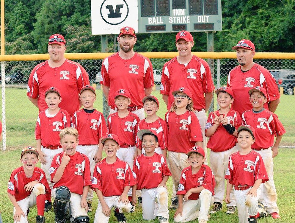 cksmith82's tweet photo. These boys fought their way from behind to a 16-14 win over Great Neck 7U! On to the next game Mon night @ 6! #KPBAllStars @kempsvillepony https://t.co/sS0XnLHs3K