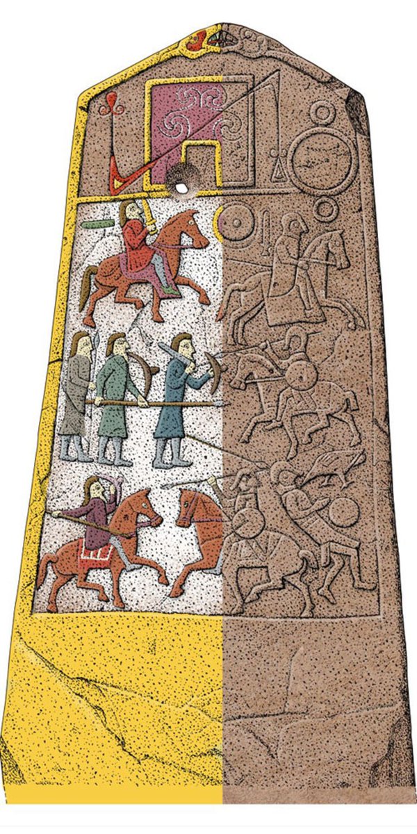 BBCHighlands's tweet photo. How ancient Pictish carved stones may have looked if the Picts painted them https://t.co/fZ5RYSdO4h #Archaeology #Scotland #History https://t.co/WkILpmZ2Ba