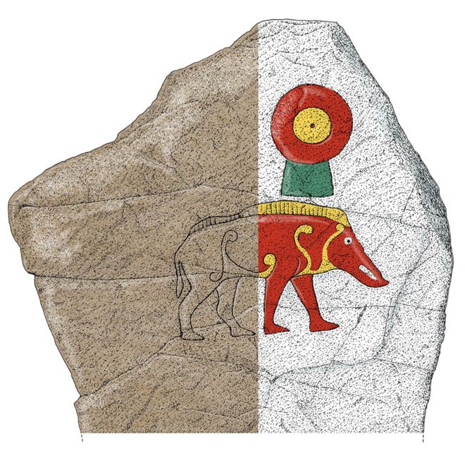 BBCHighlands's tweet photo. How ancient Pictish carved stones may have looked if the Picts painted them https://t.co/fZ5RYSdO4h #Archaeology #Scotland #History https://t.co/WkILpmZ2Ba