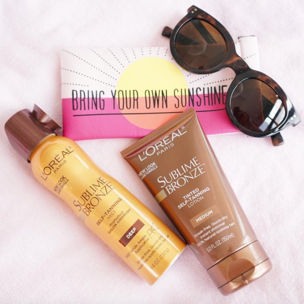 Today's motto is BYOS ☀️ with #SublimeBronze self-tanning lotion & mist 😎 Ready to shine? #lorealskin