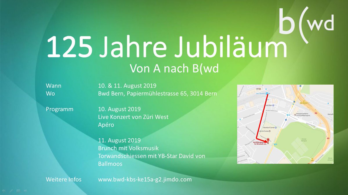 125 Jahre Jubilaum Hey Leute Unser Flyer Wurde Angepasst Wir Freuen Uns Auf Euch Bwd Bern Vonanachbwd 125jahre Jubilaum Bwdbern Vundv2 Unofficial T Co Jjinalkps4
