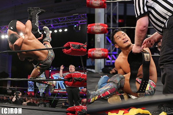 アメリカ遠征中のKUSHIDAが、マーティー・スカルを相手に“ROH世界TV王座”を初防衛！ 
翌日はジェイ・ホワイトにも防衛して“V2”達成!!【ROH結果】
njpw.co.jp/103108 #njroh #ROH #njpw #njkizuna