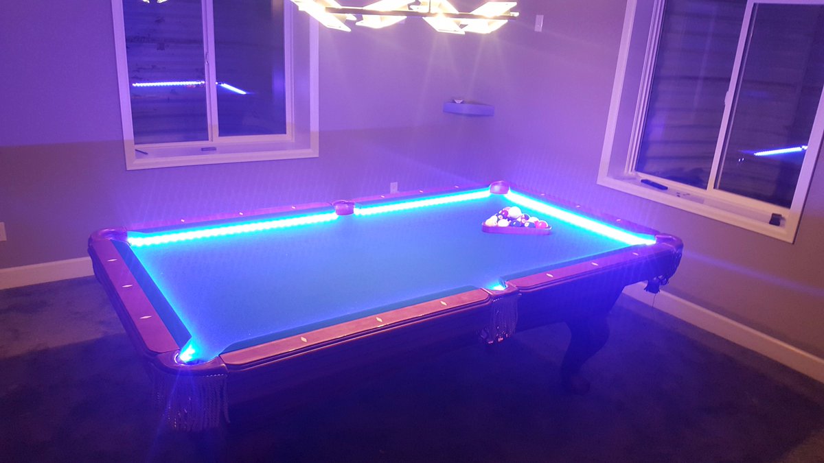 pool table bumper lights