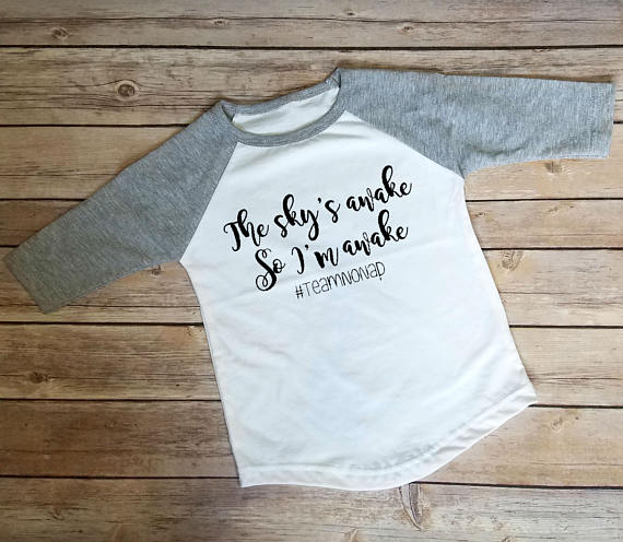 Humble_Penguin's tweet photo. New Item! The Sky's Awake So I'm Awake Baseball Tee, Toddler Tee, Team No Nap, #TeamNoNap, Kids… https://t.co/WkzENepHIV #Etsy #Handmade https://t.co/JS3ekyd1tN