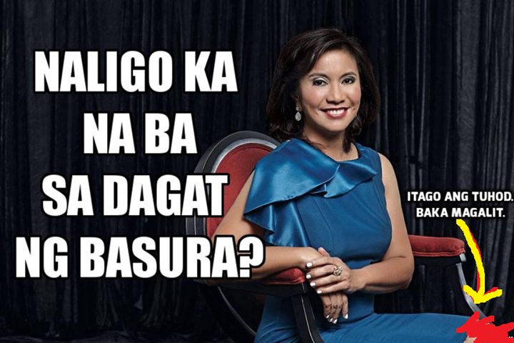 ThinkingPinoyPH's tweet photo. Aling Leni Robredo, uulitin mo ba ang slogan na 'to sa 2022?

#LeniBasurera https://t.co/HdUGJETjx4 https://t.co/lPLEd1K6WZ