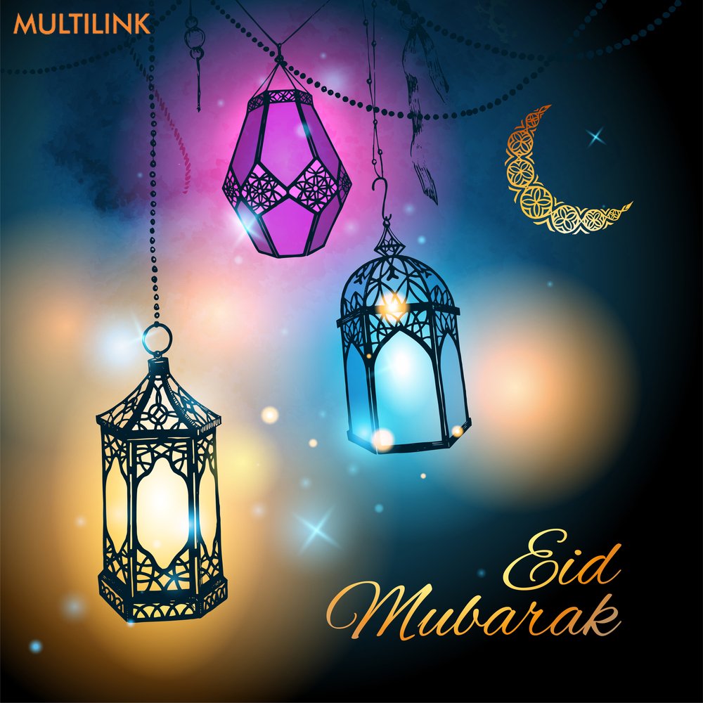 #Multilinkworld wish you all the happiness, success and good health. #EidMubarak everyone!
#Eid  #EidulFitr