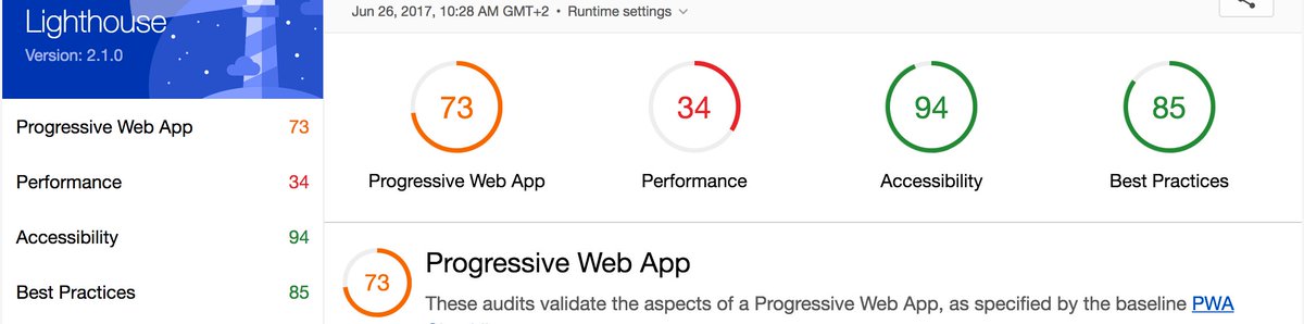 faburem's tweet image. Not sure if the @meteorjs 1.5 upgrade is worth it? Here is my lighthouse score comparison of a production app. Yes, this is using #Blazejs!
