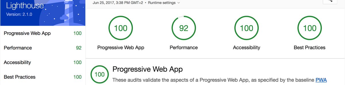 faburem's tweet image. Not sure if the @meteorjs 1.5 upgrade is worth it? Here is my lighthouse score comparison of a production app. Yes, this is using #Blazejs!