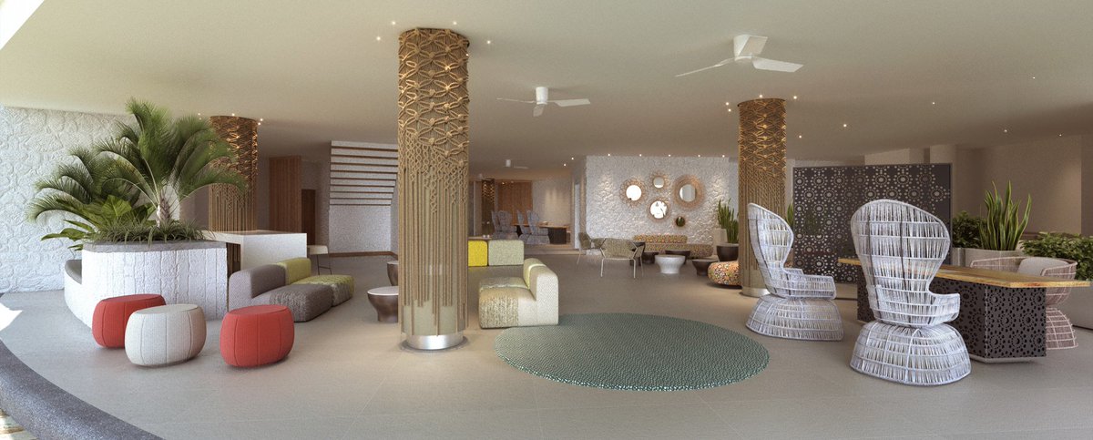 lapiroguemru's tweet photo. Be impressed by the new décor of our lobby. 
Stay tuned for the new Boho-chic style #LaPirogueMauritius. https://t.co/66aWvl3a5M
