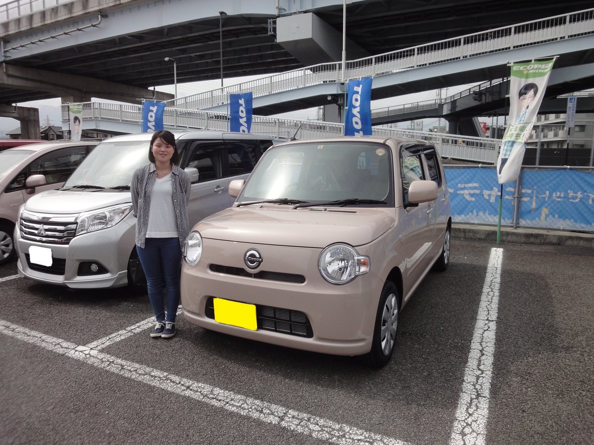 ダイハツショップ 日進 新車ミラココア納車完了 ココアベージュ色が欲しくて念願叶ってよかったです とのことでした ご来店ありがとうございました ミラココア ココアベージュ Daihatsu 可愛い