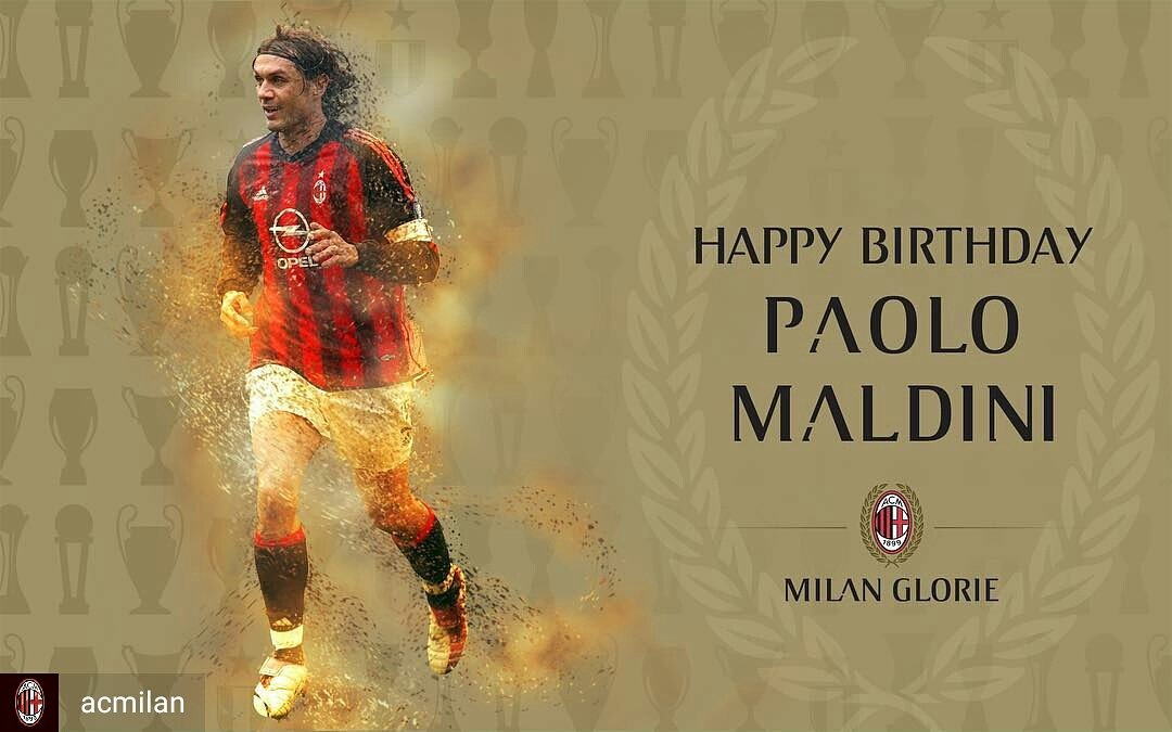 Happy Birthday Paolo Maldini   