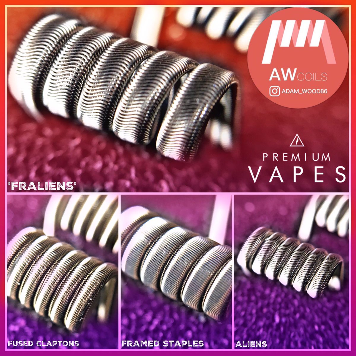 premium_vapes's tweet photo. AW coils now it stock at your local @premium_vapes soo tidy and such a clean build! #vape #Vapenation #vapers #coil #coilporn #ohm #vapelife https://t.co/cBDuVGHucf