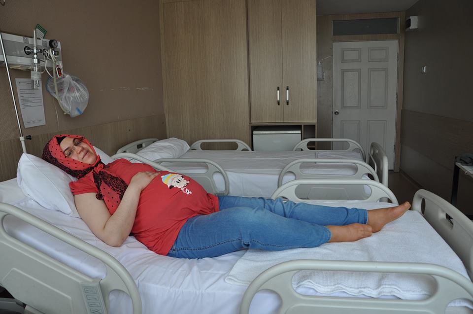 Hastaneden iyi bayramlar