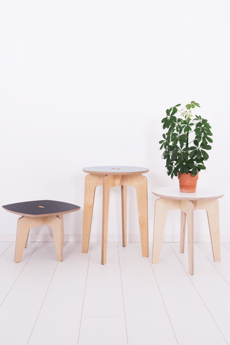 SlideartNL's tweet photo. Five colors, three heights and three models make forty-five different  side tables. https://t.co/nDenZ0ZWjt