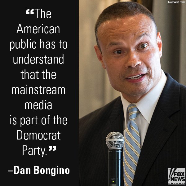 As @GeorgiaDirtRoad says truth arrows: The American public has to understand that the MSM is part of the Democratic party! ~ @dbongino ✔✔✔