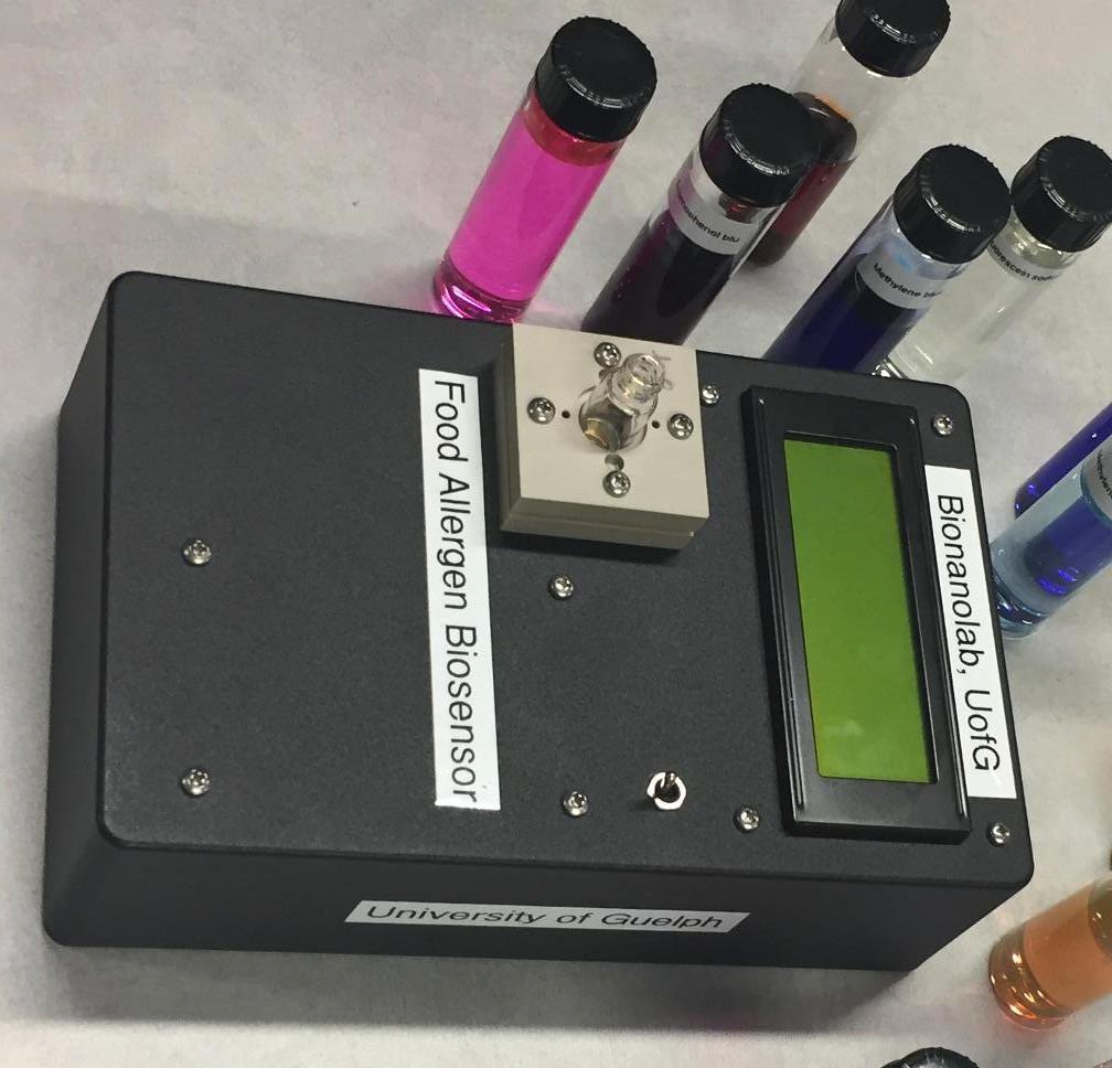 UofGResearch's tweet photo. Today's @uofg #innovation - A handheld sensor that detects allergens #Canada150 #UnivResearch https://t.co/Ijh3jY3hKS https://t.co/xtTS2qWyhd