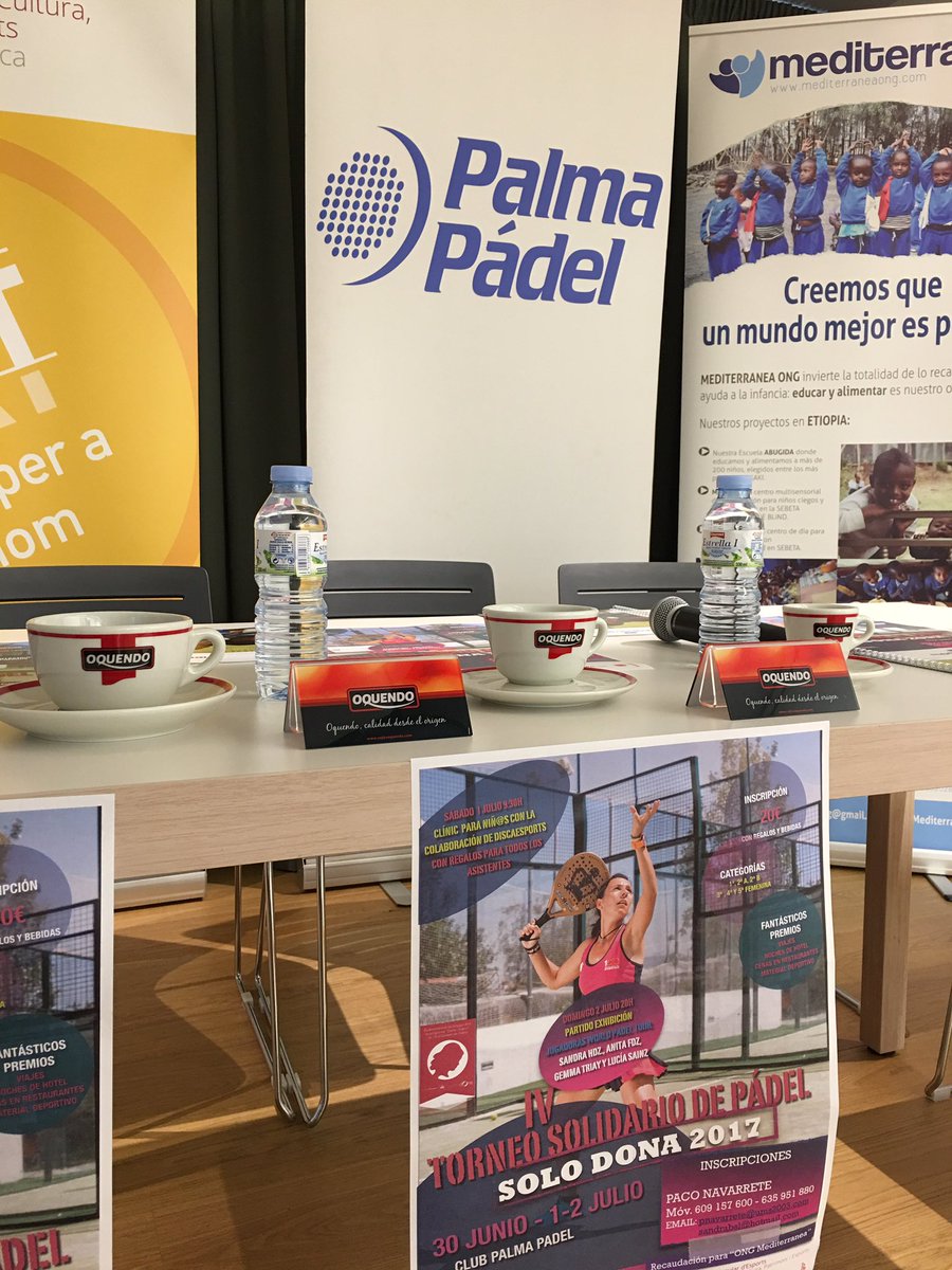 PalmaPadel's tweet photo. ¡No queda nada! Presentado el IV Torneo Solo Dona 💁🏼💁🏻que este finde acogemos en #PalmaPadel 📍Es #girlsonly 🎾
📲 Apúntate ya al 609157600 https://t.co/H6DIPRCI3V