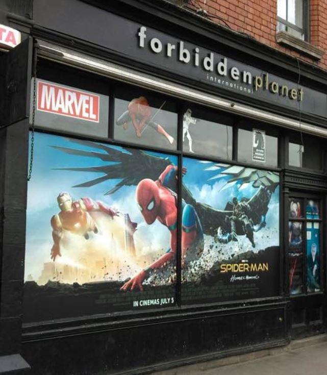 MovieEventsIre's tweet image. Spiderman Homecoming- Forbidden Planet Dublin
