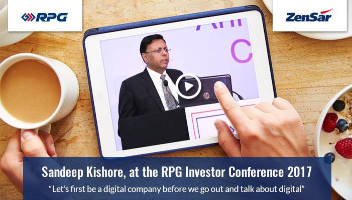 ZensarRetail's tweet photo. Watch @skishore speak at the RPG #Investor Conference about the rapid changes in the #IT industry https://t.co/fisxdWr1LR https://t.co/CIvRRaWBJp