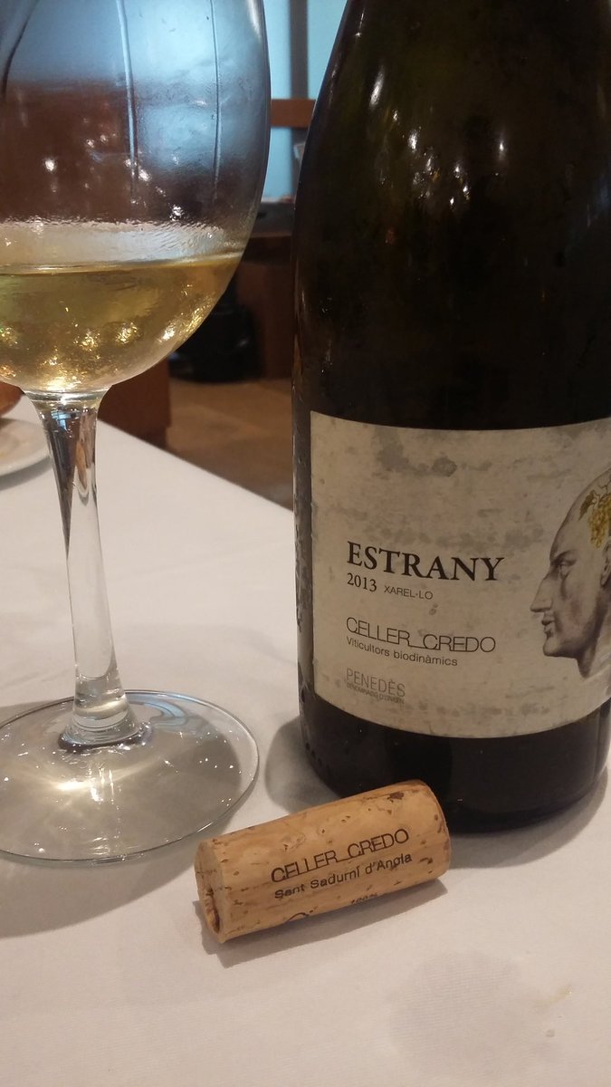 Olaitor's tweet photo. Estrany Xarelo Bio excelente ,  de Celler credo   @CavaRecaredo https://t.co/ih7PSEGQJc