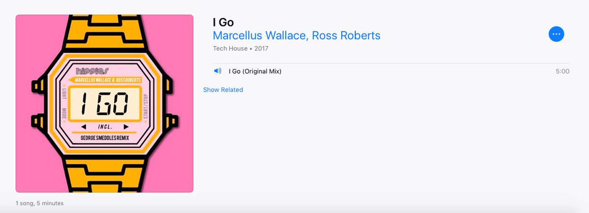 Currently listening to <a href="/IAMMARCELLUS/">Marcellus (UK)</a> &amp; <a href="/djrossroberts/">Ross Roberts</a> new track 'I Go' out on <a href="/HippiesRecs/">HIPPIES</a> 

beatport.com/release/i-go/2…