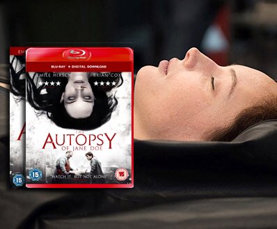 sttepodcast's tweet photo. The Autopsy of Jane Doe is out on DVD and Blu Ray today. Want to #win a copy? Just follow and RT to enter our #competition. #RTtoWin #Prize https://t.co/Ut8I4fr3is