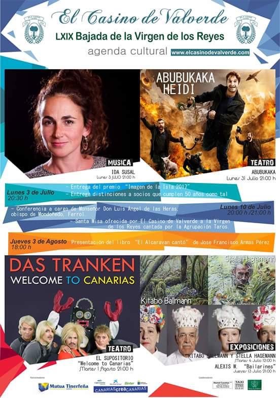 Ya tenemos nuestra agenda cultural para estas fiestas de #bajadadelavirgendelosreyes
<a href="/MutuaTfe_es/">Mutua Tinerfeña</a>