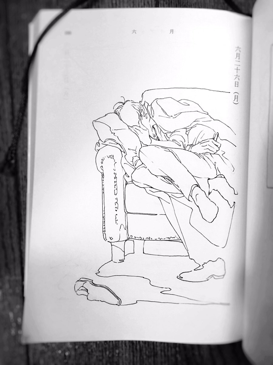 「先生、実験は成功です。」
 #1日1絵_k 