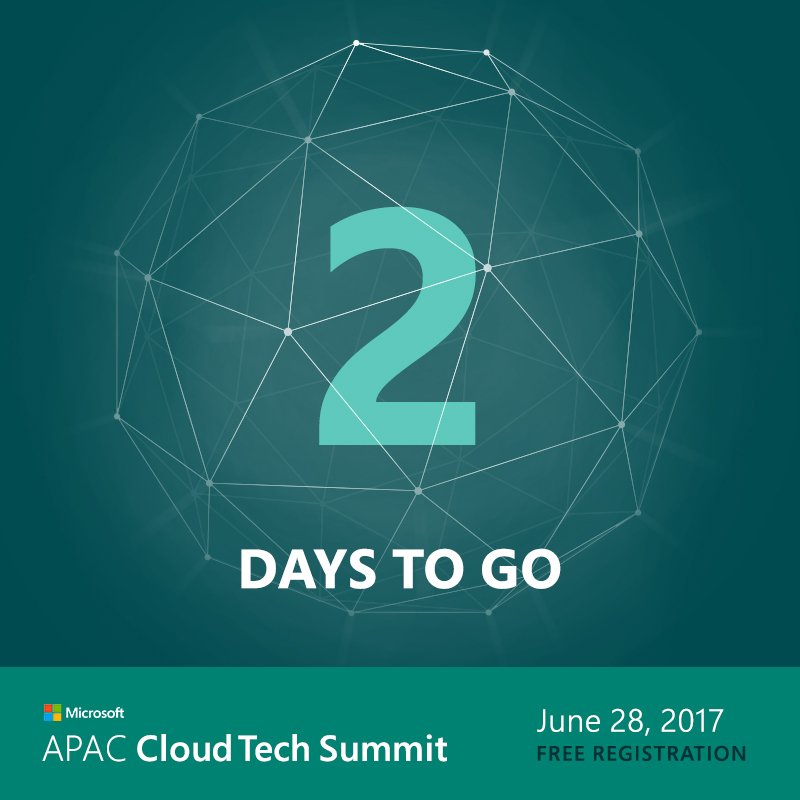 MicrosoftBisnis's tweet image. Belum terlambat untuk menjadi bagian dari Microsoft APAC #CloudTechSummit pertama. Daftar secara gratis di msft.social/cYlJgK