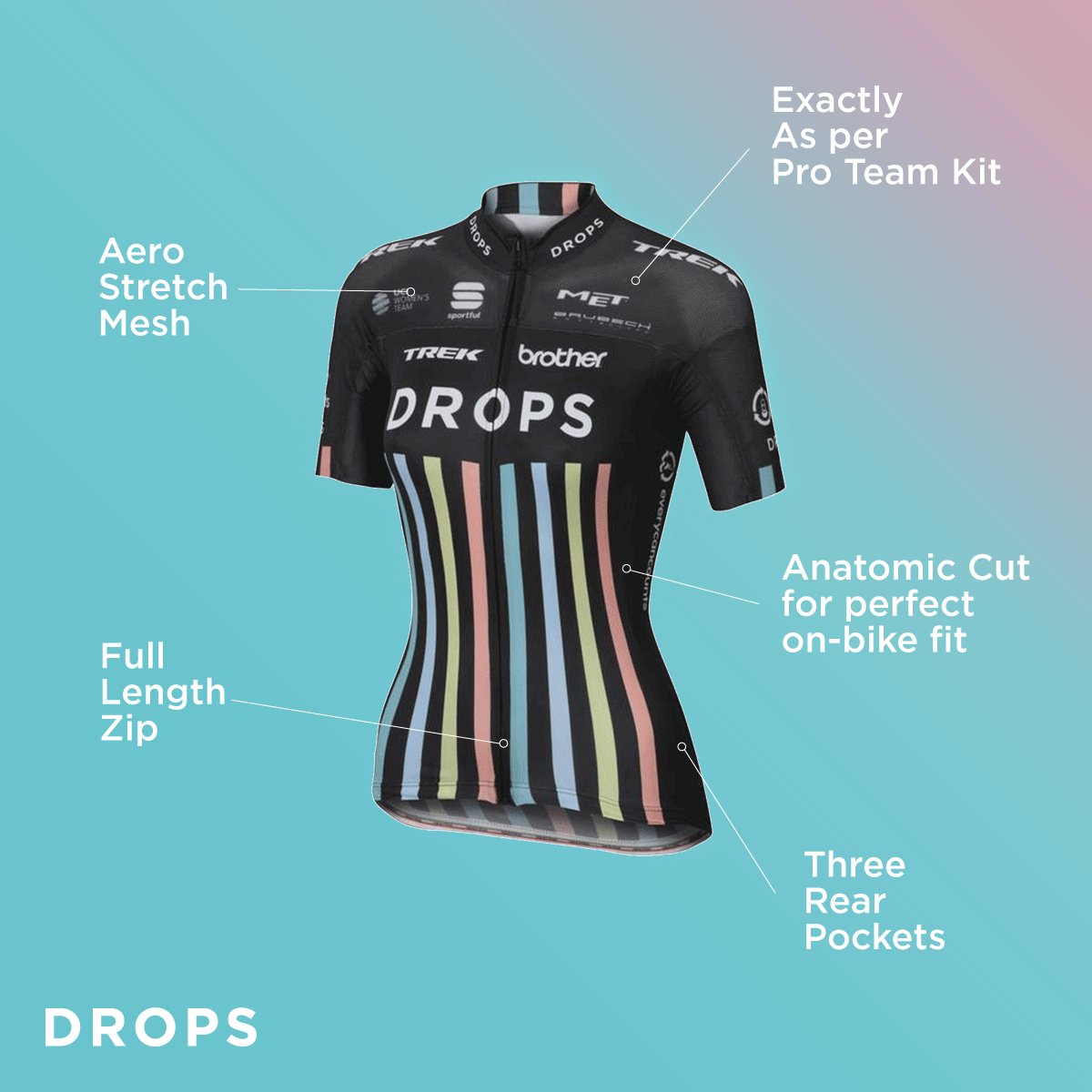 Team kit is in stock and online. Shop the kit here and #ColourTheRoad with us.

👚 - dropscycling.com/index.php?rout…

👖- dropscycling.com/index.php?rout…