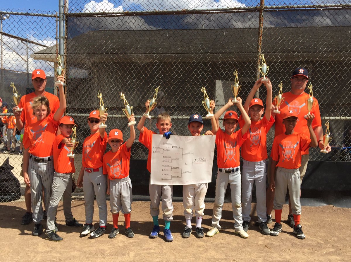 Congratulations Astros!
2017 Spring 12U Playoffs Champions!