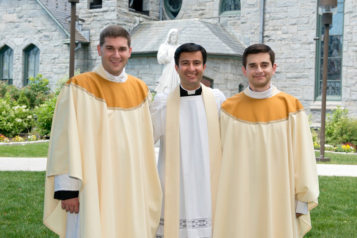 Diobpt's tweet photo. We have three new priests! Check out the beautiful pictures from #Ordination this Saturday! #priesthood #prayforvocations https://t.co/EiC0iX1MIY