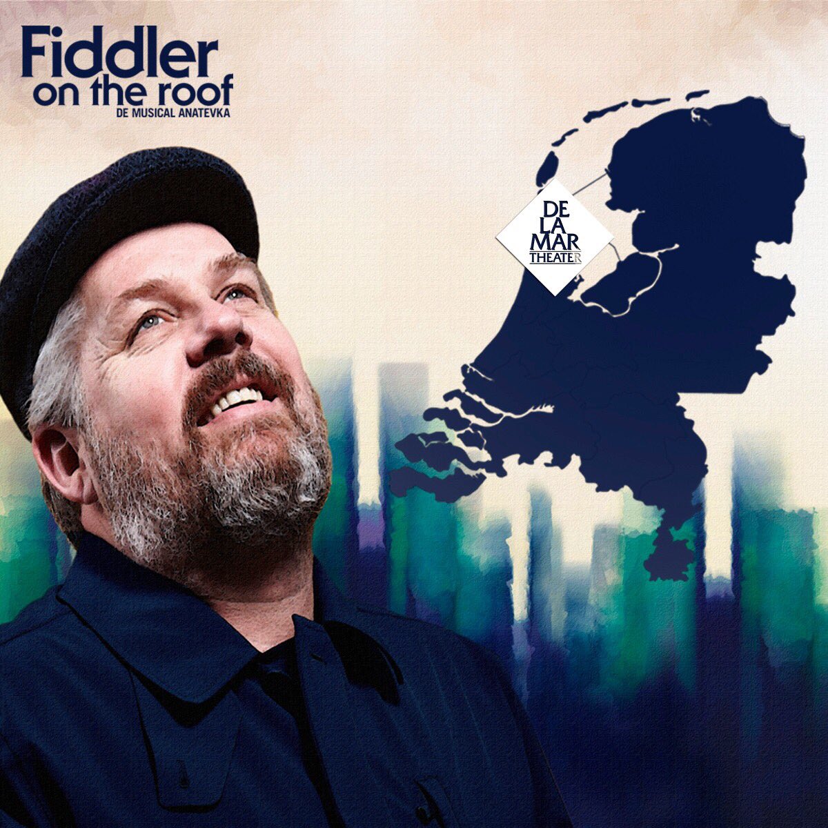 Fiddler_NL's tweet image. Ons eerste theater waar wij met Fiddler on the Roof staan is het @delamartheater in Amsterdam! Vanaf 27 oktober te zien. Wie zien wij daar?