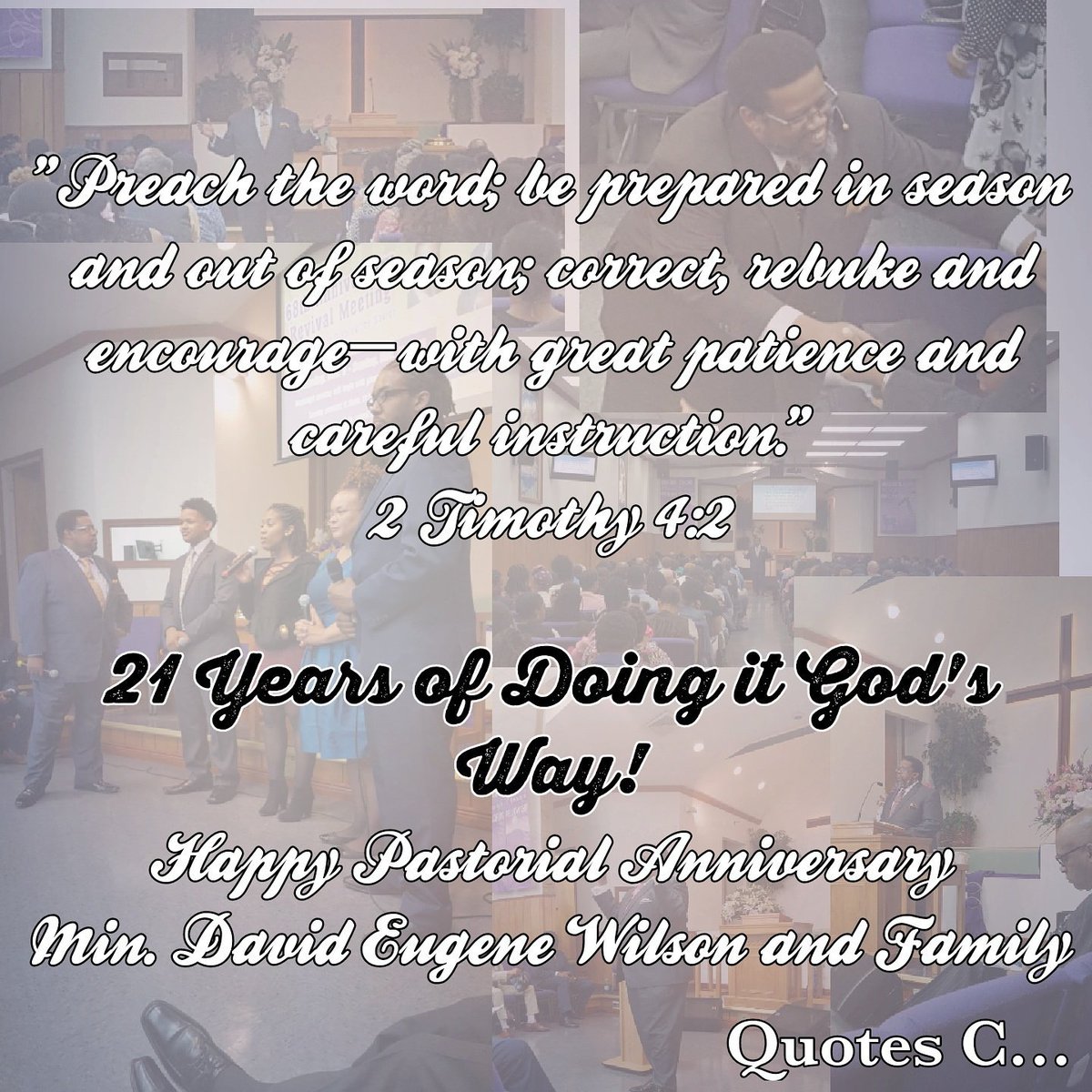 KingsCoC's tweet photo. #Happy21stAnniversary 
#Feedingtheflock
#KingsCoC
#Min.DavidEugeneWilson https://t.co/W1C6YxBM44