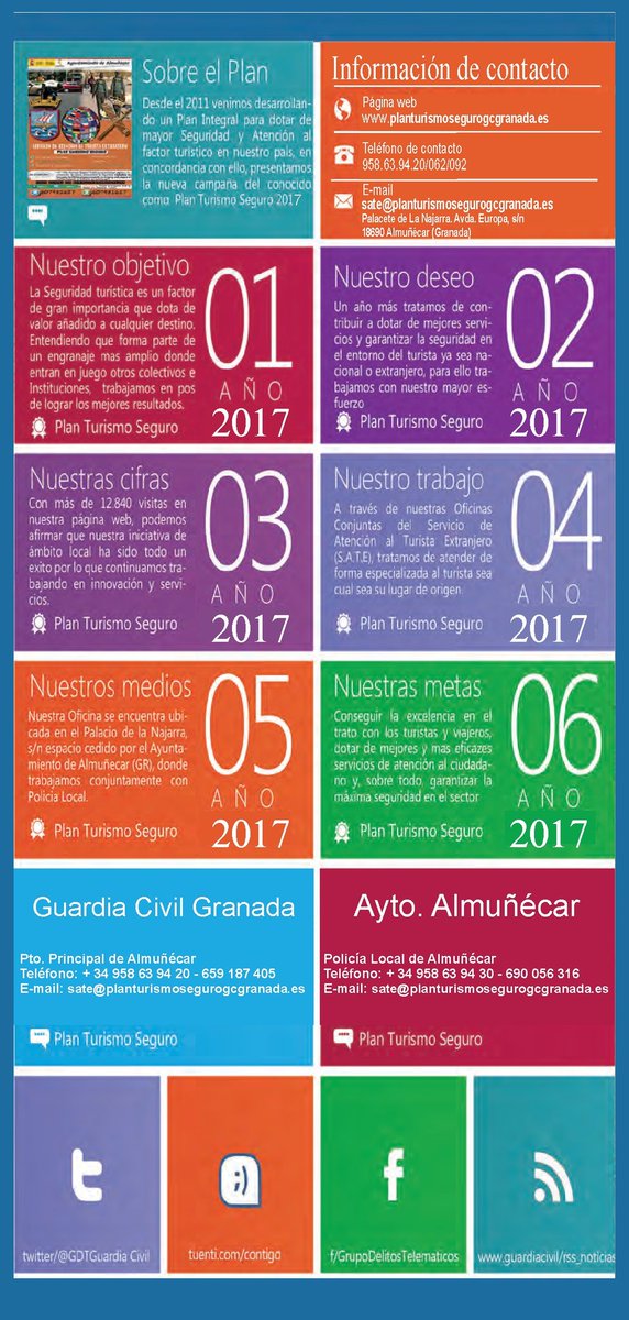 VisitAlmunecar's tweet photo. El 1 de julio comienza el Servicio de Atención al Turista Extranjero en Oficina de Turismo de la Najarra. #SATE2017 #Almuñécar @guardiacivil https://t.co/P9ryIck02P