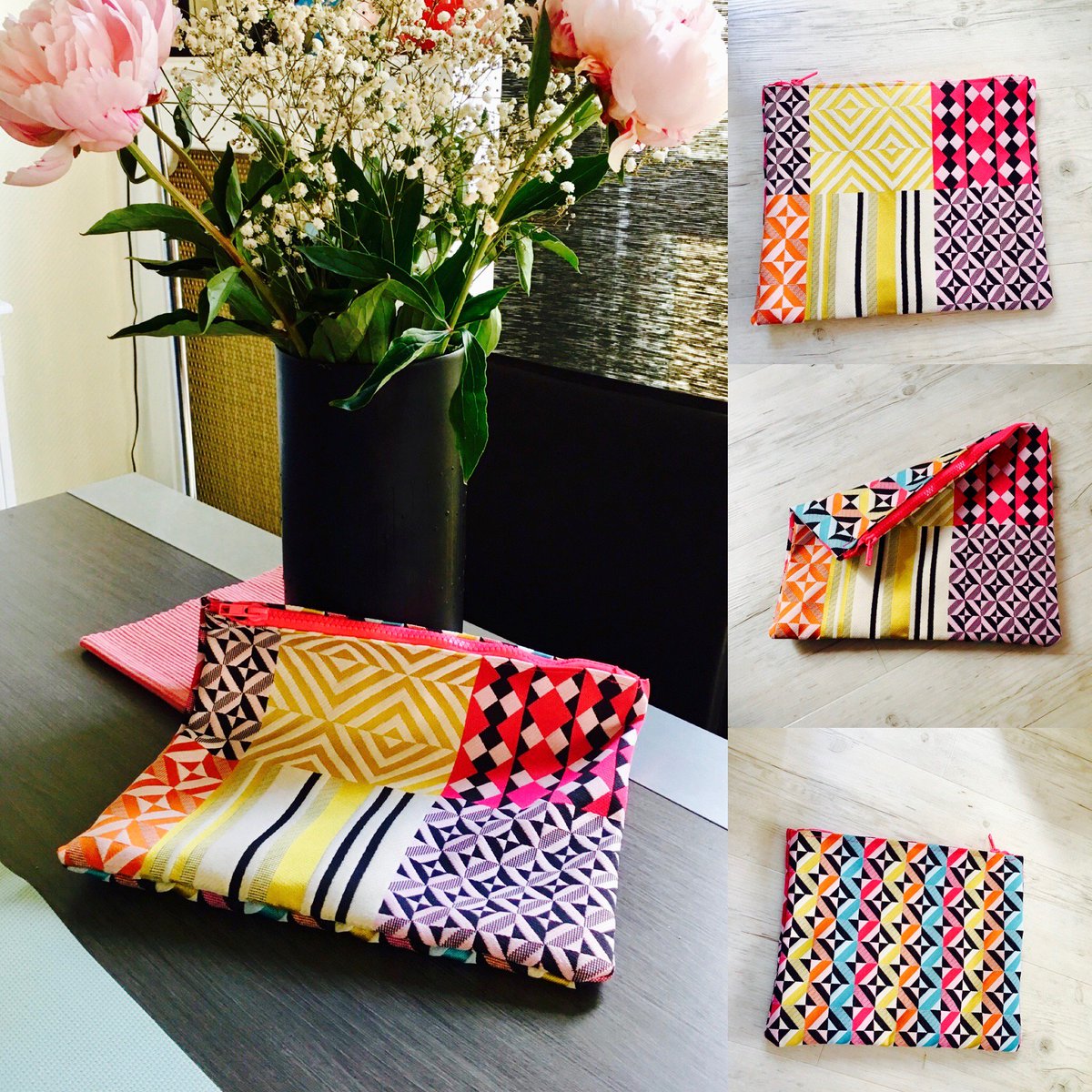 TuniqConcept's tweet photo. Coming soon, les #summer #pochettes #madeinFrance #womeninstyle #BloggersTakeTheCity #frenchfashion @marieclaireuk #shopping. https://t.co/q9bHKvAhYK