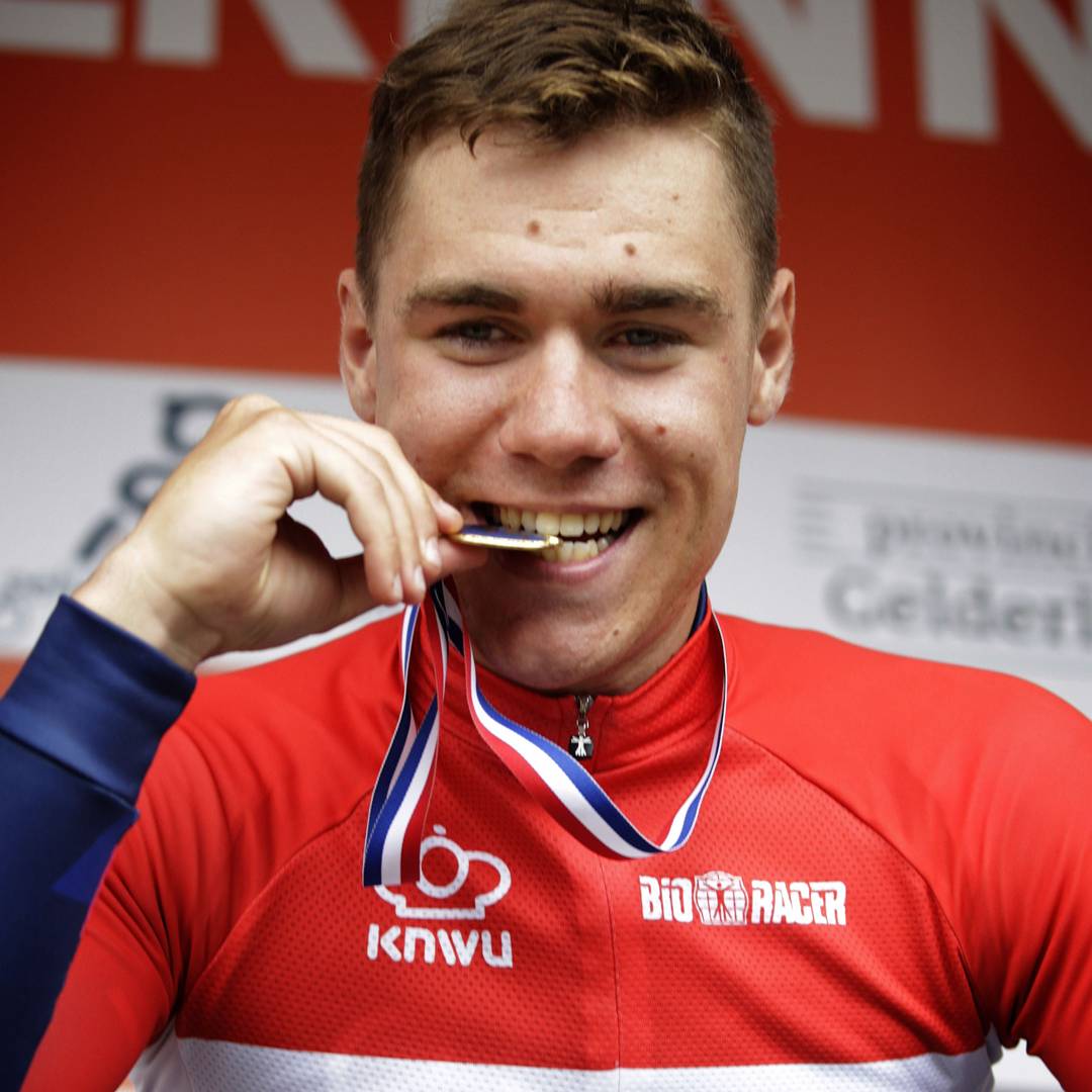 Time trial and Road Race U23 National Champions and teammates since the team's inception.
Congrats <a href="/FabioJakobsen/">Fabio Jakobsen</a> &amp; <a href="/JuliusJelmer/">Julius van den Berg</a> 🔝🏅