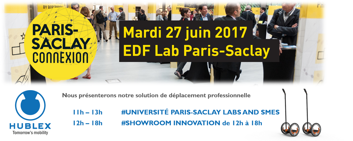 Hublex_mobility's tweet photo. @Hublex_mobility expose au Paris Saclay Connexion à l'EDF Lab Paris Saclay le 21 juin 2017 (https://t.co/yn60L88N3e) #startup #mobilite https://t.co/wLWfsp3IRa