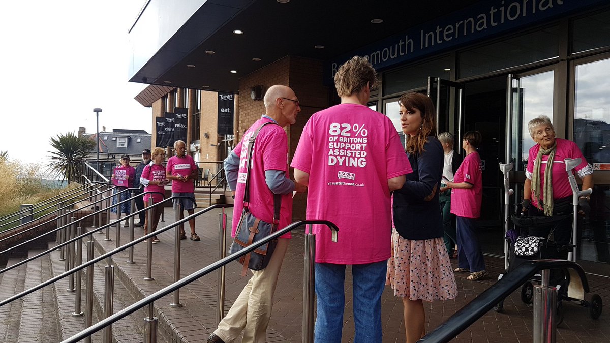 dignityindying's tweet photo. Great to meet lots of drs this morning @TheBMA pledging their support to #imwithnoel #armlive https://t.co/GLxEEzVGTh