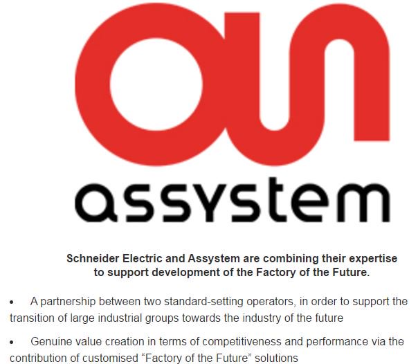 Assystem's tweet photo. UK media AEROSPACE: @SchneiderElecFR & @Assystem combining expertise to support development of #Factory40 https://t.co/v9MSeRxE7w #ASYPAS17 https://t.co/AVP1Lfse3i